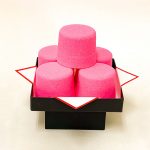 三方付き盛菓子 2段5個【紅】