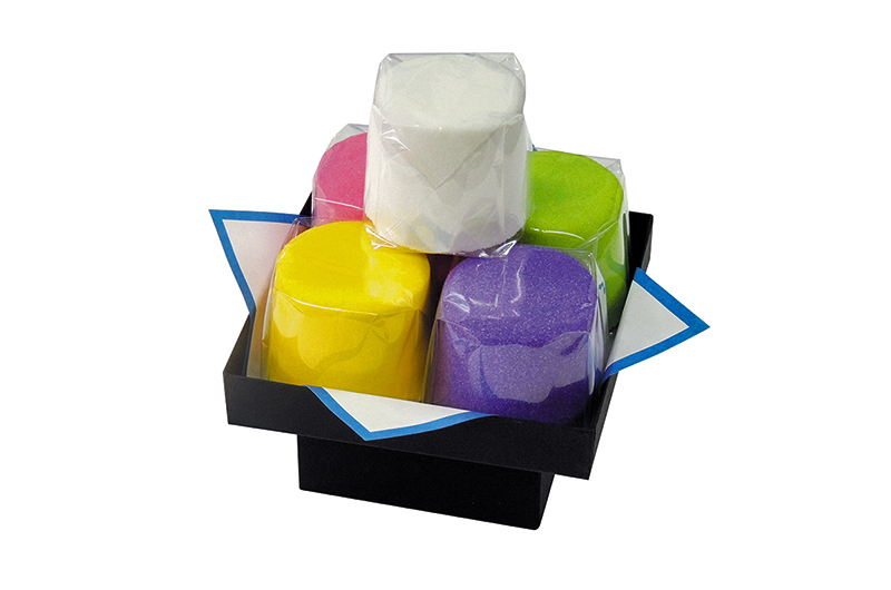 三方付き盛菓子 2段5個【五色】